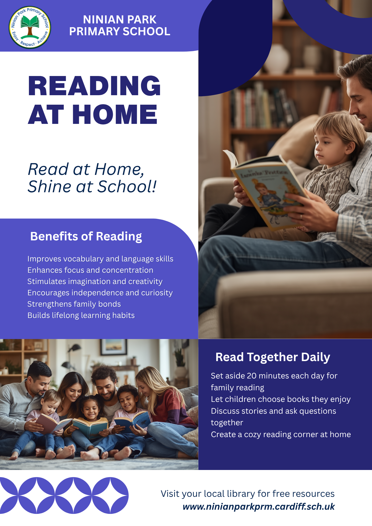 Reading At Home leaflet