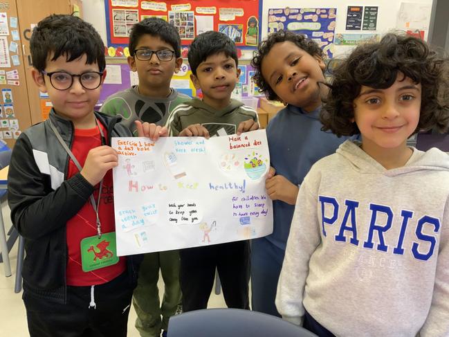 We explored ways in which we can keep ourselves healthy, take a look at our poster to see what we think is important.